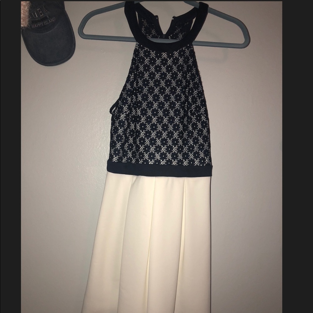 White and Blue Dress